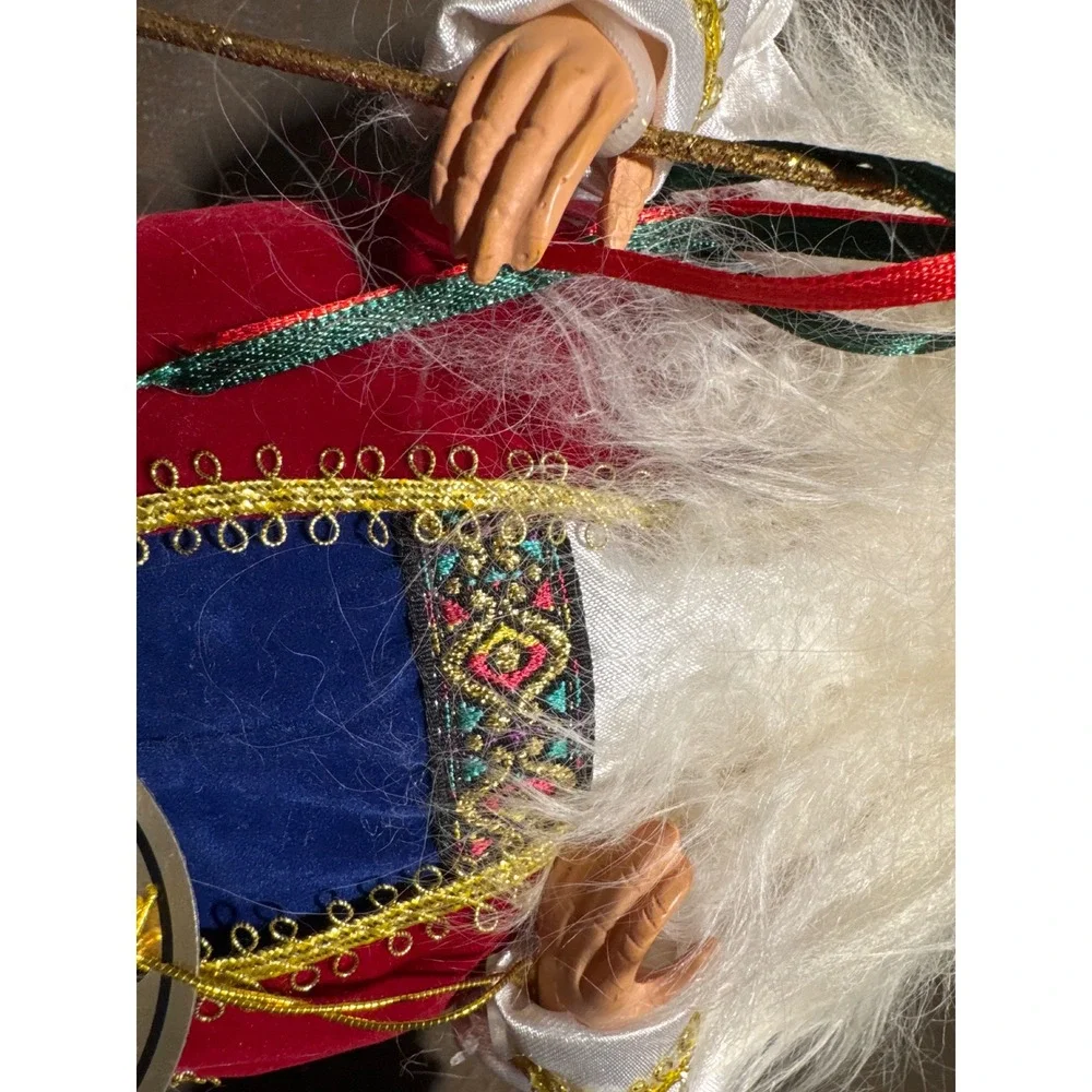 Santas Workshop Handcrafted Polish Heritage Santa Claus Figure 6270 12 Inch